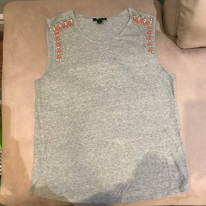 J. Crew Embellished Tank M